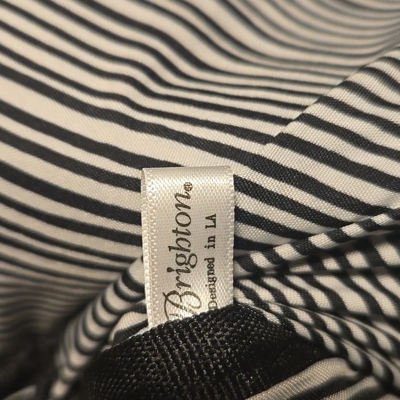 Brighton NWOT Black and White Heart Backpack - Picture 6 of 6